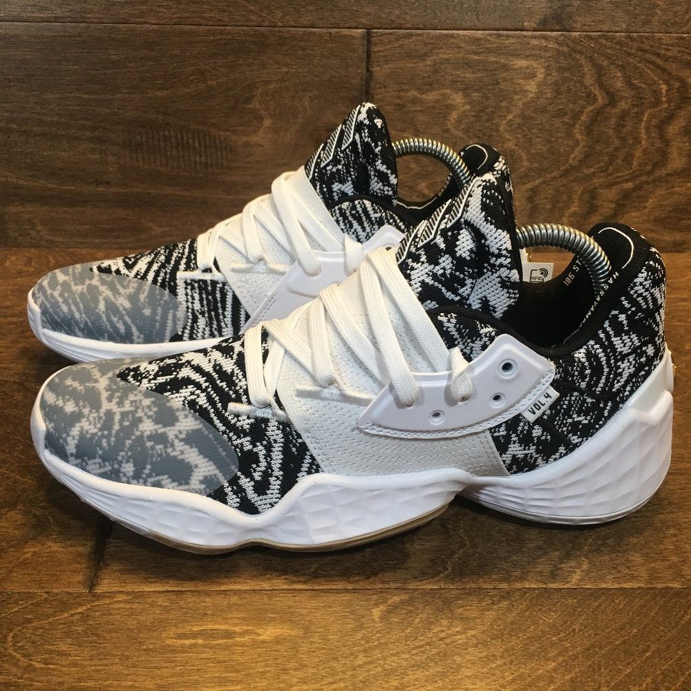 NEW Adidas Harden Vol 4 Cookies & Cream Basketball Sneakers EF1260 Men's Sz 6.5